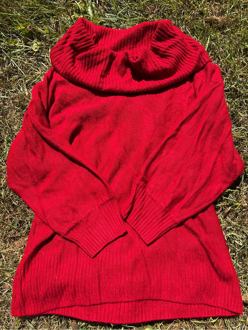 Alyx Red Cowl Neck Sweater